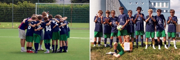 Erfolg bei Regierungsbezirks- und Landesfinale � Ein stolzer Moment f�r unsere Mannschaft (Fotos: Frank Duffner)