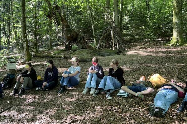 Mit allen Sinnen im Wald - ein Ausflug der Klasse 7a
