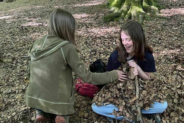 Mit allen Sinnen im Wald - ein Ausflug der Klasse 7a