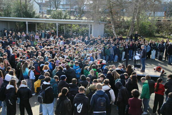 Kolleg St. Sebastian setzt Zeichen gegen Rechts